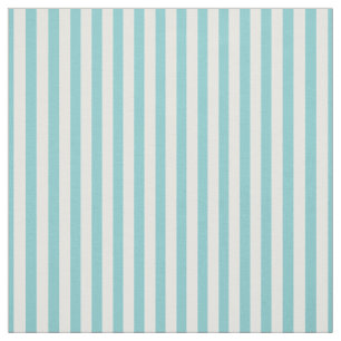 Tissu Stripes simples Motif Aqua/Blanc tendance