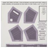 Tissu Structure 2 lavable sans couture lavande cadres ph (Échantillon)