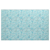 Tissu Structure Abstraite d'aqua florale (Yard)