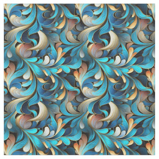 Tissu Structure Abstraite de Motifs fractaux (Fermer)