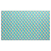 Tissu Structure Abstraite géométrique et florale vibrant (Yard)