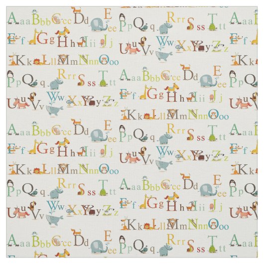 Tissu Structure - Alphabet (Échantillon)