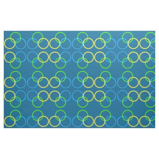 Tissu Structure - Cercles d'interconnexion (Fat Quarter)