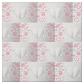 Tissu Structure Coeur & Flèche (Échantillon)
