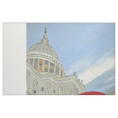 Tissu Structure de bus rouge de Londres (Fat Quarter)