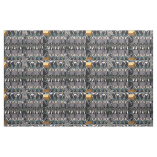 Tissu Structure de circuit de transistor de puissance (Fat Quarter)