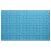 Tissu Structure de circuit géométrique bleu cool (Yard)