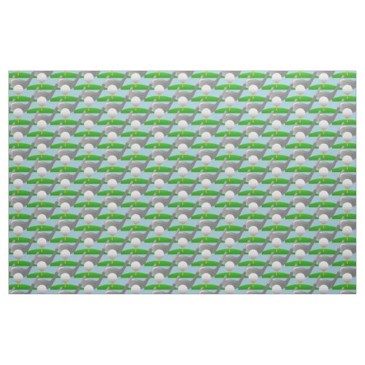 Tissu Structure de conception de golf (Fat Quarter)