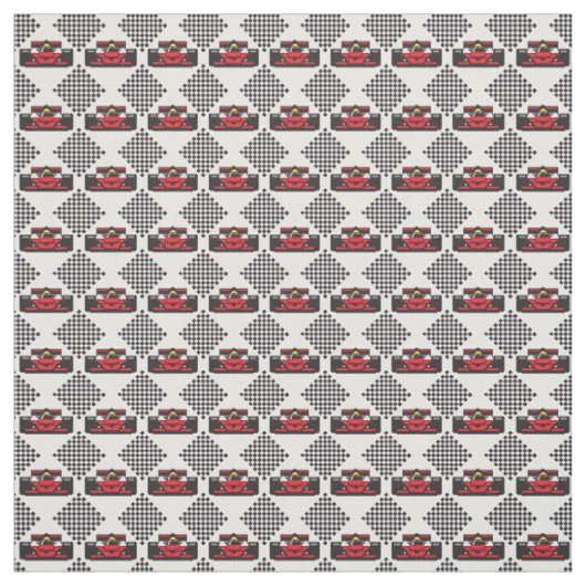 Tissu Structure de conception des voitures de course (Échantillon)