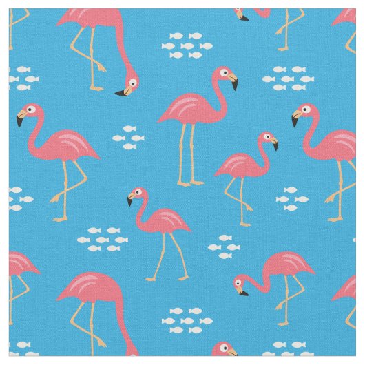 Tissu Structure de Flamant rose (Fermer)