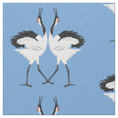 Tissu Structure de grues dansantes (fermé)