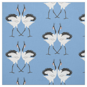 Tissu Structure de grues dansantes