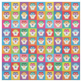 Tissu Structure de Hamsters Pop Art (Échantillon)