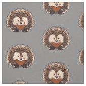 Tissu Structure de hérisson adorable (Échantillon)