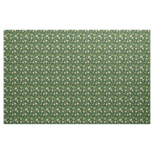 Tissu Structure de Jour de la Saint Patrick (Fat Quarter)