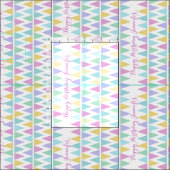 Tissu Structure de motif de message personnalisé de fais (Carreau)