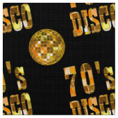 Tissu Structure de Motif Disco des années 70 (Fermer)