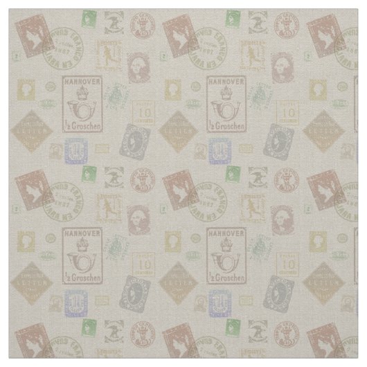 Tissu Structure de timbre vintage (Échantillon)