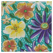 Tissu Structure des champs d'été (Détail)