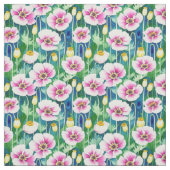 Tissu Structure d'impression fleur sauvage (Échantillon)