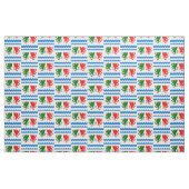 Tissu Structure d'insigne de la population de la baie Dr (Fat Quarter)