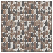 Tissu Structure du village de bois (Échantillon)