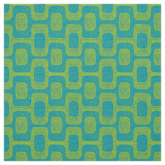 Tissu Structure géométrique moderne du milieu du siècle (Échantillon)