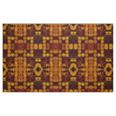 Tissu Structure Gold & Cercles Abstraits Brown (Fat Quarter)