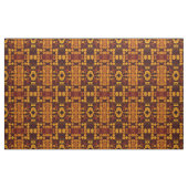 Tissu Structure Gold & Cercles Abstraits Brown (Yard)
