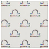 Tissu structure hologramme libra (Échantillon)