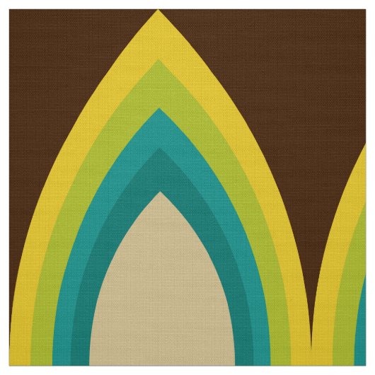 Tissu Structure les années 70 transparente rétro (Échantillon)