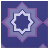 Tissu Structure Motif Blue Star (Fermer)