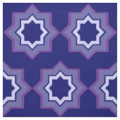 Tissu Structure Motif Blue Star (Échantillon)