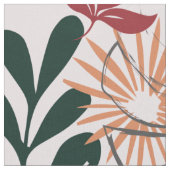 Tissu Structure Motif végétale tropicale florale (Fermer)