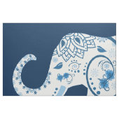Tissu Structure murale turquoise Blue Elephant (Fat Quarter)
