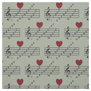 Tissu Structure musicale orchestre