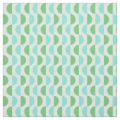 Tissu Structure Turquoise de tranche rétro (Échantillon)