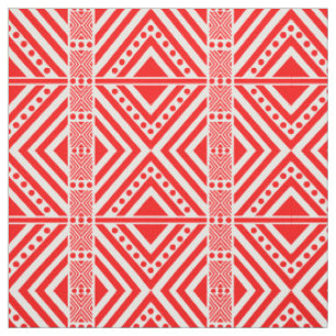 Tissu Style africain Motif sans faille. Couleur rouge