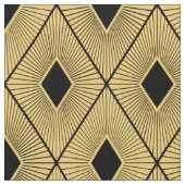 Tissu Style Art déco noir et or (Détail)