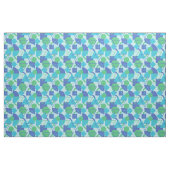 Tissu Style Bauhaus vert et bleu (Fat Quarter)