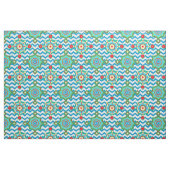 Tissu Style Boho | Couleurs du carnaval Chevron (Fat Quarter)