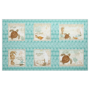 Tissu Style de plage de bord de la mer de panneau de
