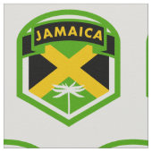Tissu Style du logo du drapeau jamaïcain (Détail)