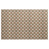 Tissu Style Mexicain Simulé Mosaïque Neutral Browns (Yard)