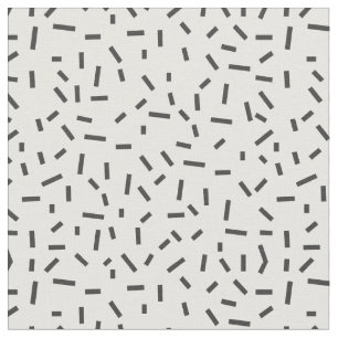 Tissu Style minimal géométrique d'abrégé sur noir de