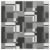 Tissu Style Mondrian gris Abstrait moderne géométrique c (Échantillon)