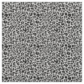 Tissu Style Poster de animal noir blanc léopard (Détail)
