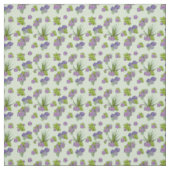 Tissu Succulents Lavande Vert Mer (Échantillon)