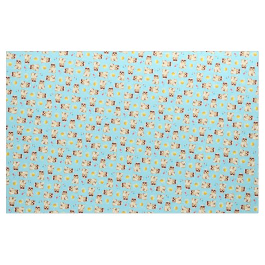 Tissu Summer Cocker Spaniel (Fat Quarter)