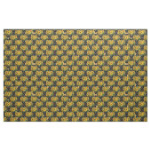 Tissu Sunflower Bouquet Gold Honeycomb Graphique (Yard)
